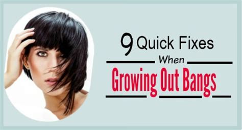 Nine Fast Fixes When Growing Out Bangs | Terrific Tresses