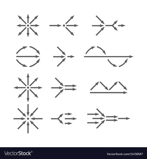 Simplify icon set Royalty Free Vector Image - VectorStock