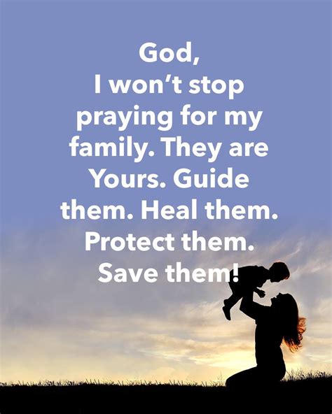 Prayer For My Family Quotes - ShortQuotes.cc