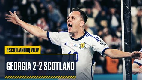 Shankland Leaves it Late | Georgia 2-2 Scotland | #ScotlandHQ View Highlights - YouTube