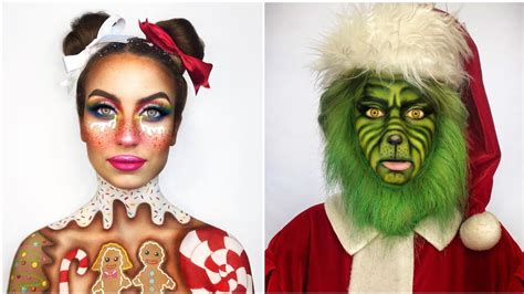 TikTok Grinch Challenge🎄The Grinch TikTok Compilation Video🎄 Makeup ...