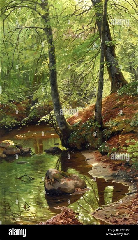 Monsted Peder Mork - Forest Stream 2 Stock Photo - Alamy