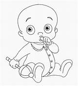 Cute Baby Cartoon Coloring Pages sketch template