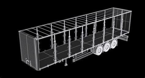 3D model tautliner trailer - TurboSquid 1197920