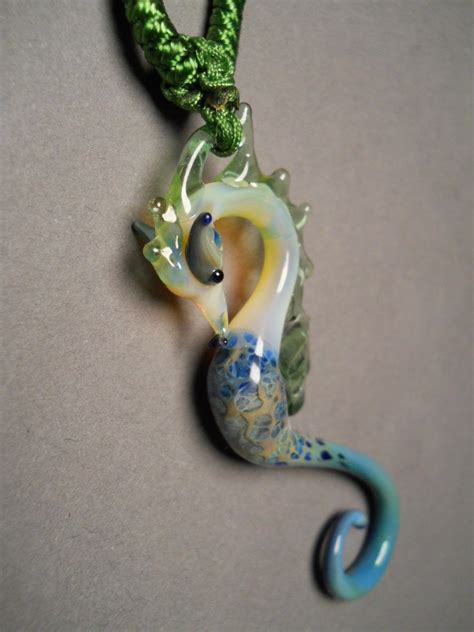 Sea Horse Jewelry Seahorse Pendant Horse Jewelry Blown Glass - Etsy