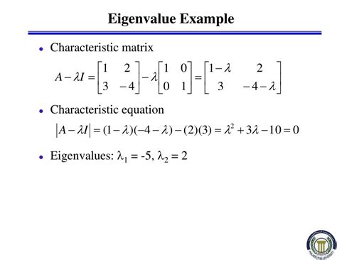 PPT - Linear algebra: matrix Eigen-value Problems PowerPoint Presentation - ID:4477048