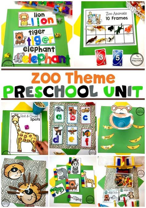 Preschool Zoo Theme - Planning Playtime