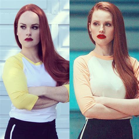 [SELF] side by side of my Cheryl Blossom cosplay for Rose City Comic Con : r/cosplay