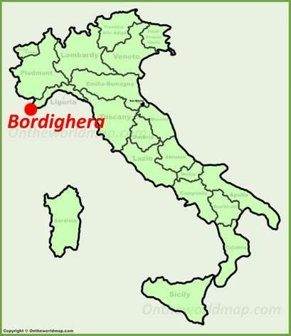 Bordighera Maps | Italy | Maps of Bordighera