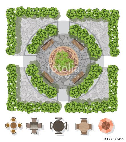 Garden Top View Vector at Vectorified.com | Collection of Garden Top View Vector free for ...