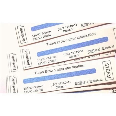 Sterilization Indicator at Rs 10 /piece | Sterilization Indicator - Atom Sciences Pvt. Ltd ...