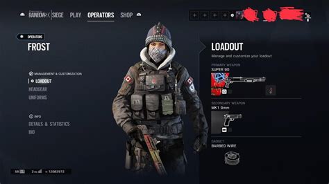 My Frost Loadout, how does it look? : R6SiegeFashionAdvice