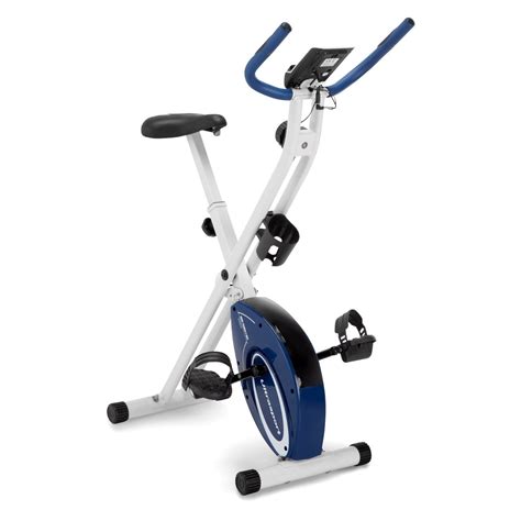 Marcy Foldable Upright Exercise Bike with Adjustable Resistance - NS-5887N - Navy Blue - Walmart ...