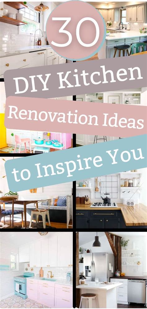 30 DIY Kitchen Renovation Ideas to Inspire You | Diy kitchen renovation ...