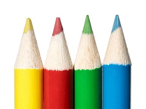 1600x900 resolution | yellow, red, green and blue color pencils HD ...