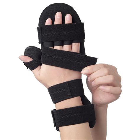 Sylong Stroke Resting Hand Splint - Carpal Tunnel Wrist Brace for Muscle Atrophy Rehabilitation ...