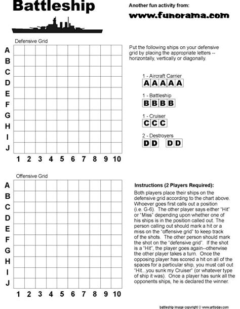 Battleship grid | Paper games, Battleship, Substitute lesson plan