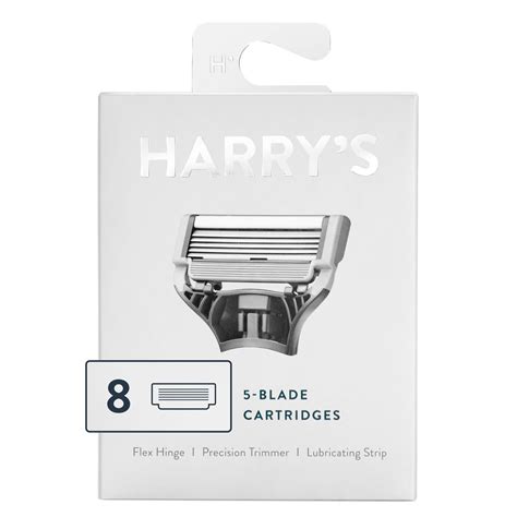 Harry's Razor Blades for Men: 8 Pack of Men's Razor Blade Refills ...