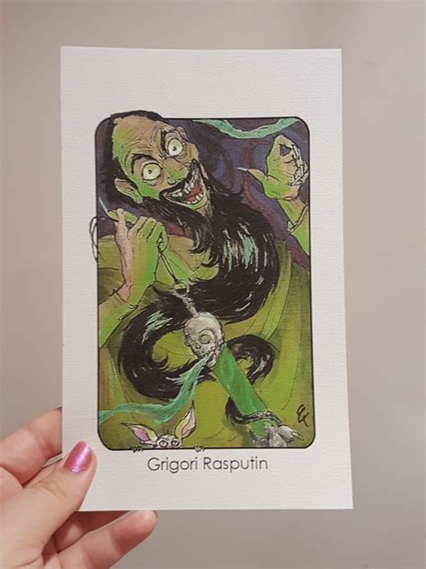 Villain Clans Grigori Rasputin Anastasia A6/A5/A4 print on | Etsy