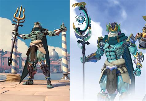 I thought Ramattra's new Poseidon inspired skin would have the Trident Staff as his weapon model ...