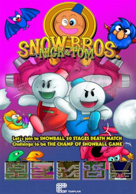 Snow Bros. - Nick and Tom (set 1) ROM Download - M.A.M.E. - Multiple Arcade Machine Emulator(MAME)