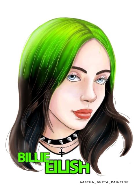 Billie Eilish fanart | Painting, Fan art, Artwork