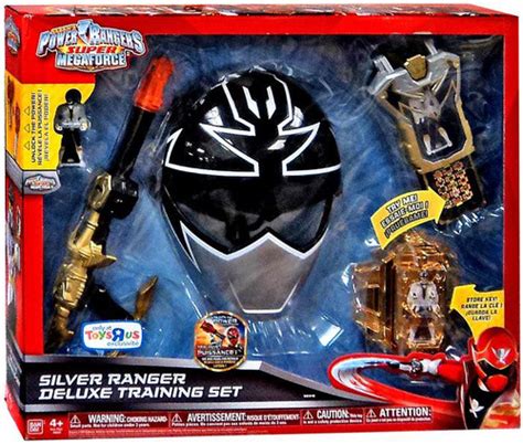 Power Rangers Super Megaforce Silver Ranger Deluxe Training Set ...