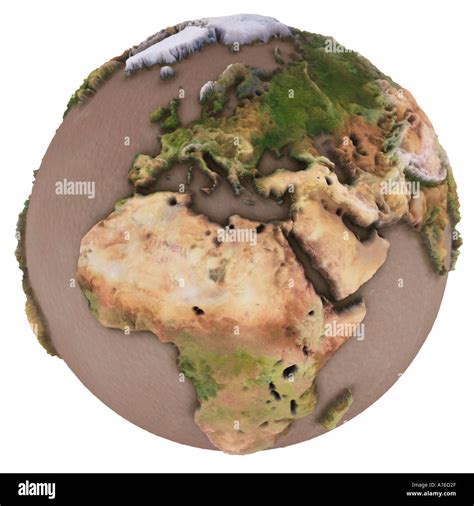 Dry earth globe without water hi-res stock photography and images - Alamy