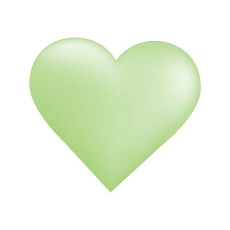 Vector green heart icon isolated item on white background 36251297 Vector Art at Vecteezy