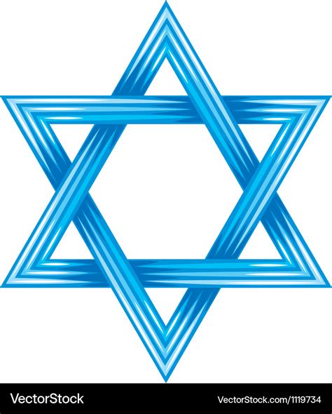 Star of david - symbol of israel Royalty Free Vector Image