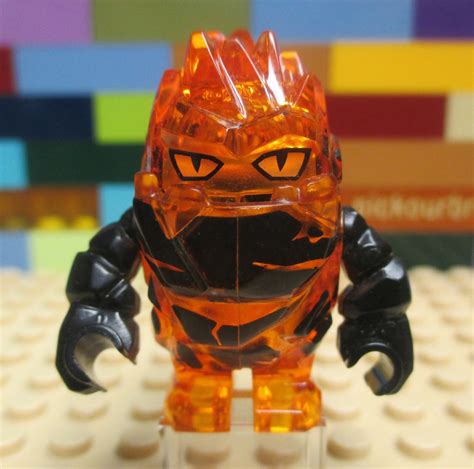 LEGO PM025 Power Miners FIRAX Transparent Orange Rock Monster ...