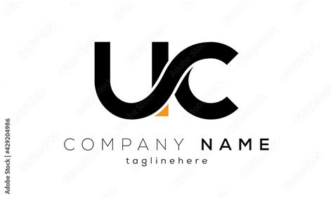 Letter UC creative logo design vector Stock Vector | Adobe Stock