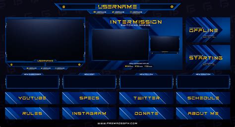 Prism Twitch Pack | PremadeGFX - Twitch Overlays, Animated Stream Overlays, Alerts and Stream ...