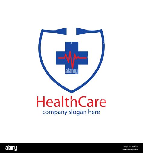 Healthcare logo or icon. Hospital logo - Vector Stock Vector Image ...