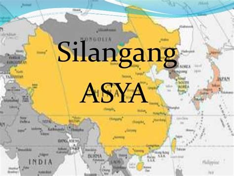 Bansang Matatagpuan Sa Silangang Asya - mga paksa