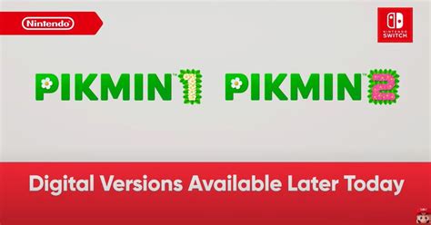 Pikmin 1 and Pikmin 2 surprise release on Switch today – Nintendo Wire