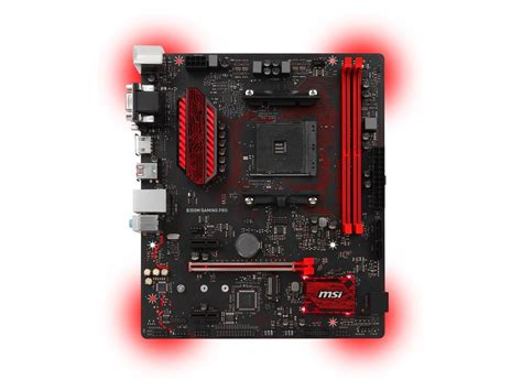 MSI B350M Gaming PRO AM4 Micro ATX AMD Motherboard - Newegg.com