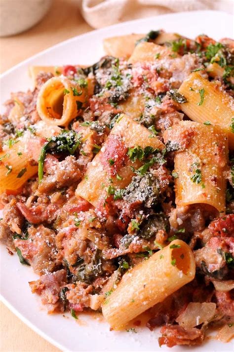 Italian Sausage Pasta is an easy pasta dish that is ready in 20 minutes ...