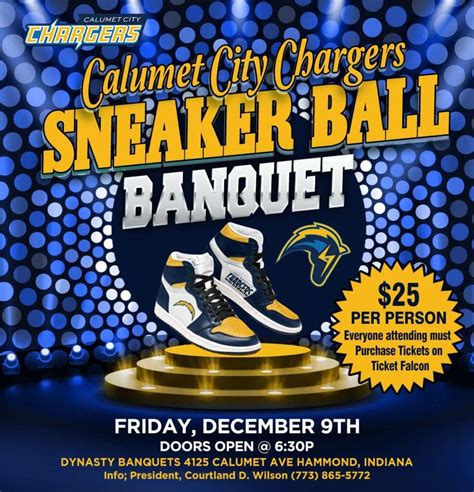 2022 Calumet City Chargers Sneaker Ball Awards Banquet Tickets ...