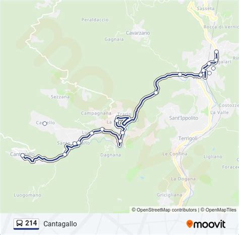 214 Route: Schedules, Stops & Maps - Cantagallo (Updated)