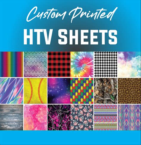 CUSTOM HTV SHEETS - 38GRAPHICS