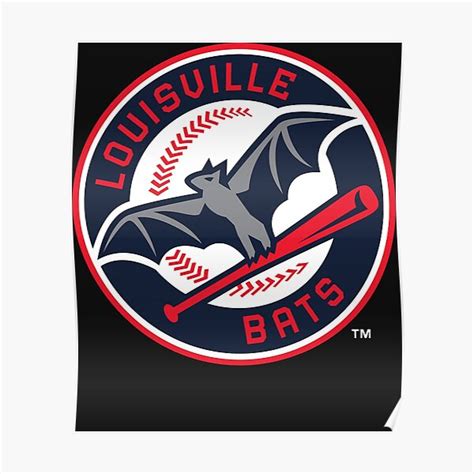 "Louisville Bats logo " Poster for Sale by ChristopheRueg | Redbubble