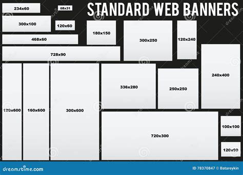 Vector Standard Size Web Banners Winter Sale Collection | CartoonDealer.com #79750070