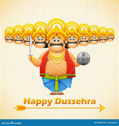 Ravana With Ten Heads For Dussehra Stock Photo - Image: 33544730