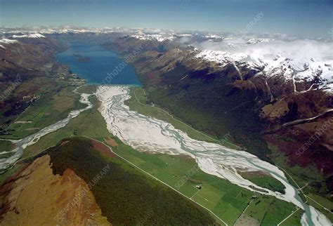 Lake Wakatipu, New Zealand - Stock Image - E590/0210 - Science Photo Library