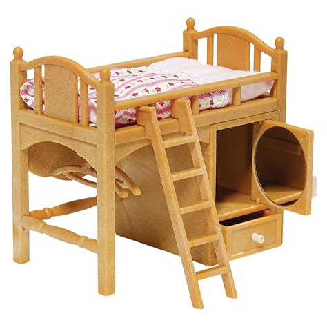 Calico Critters Sister's Loft Bed | Calico critters furniture, Bedding sets, Loft bed