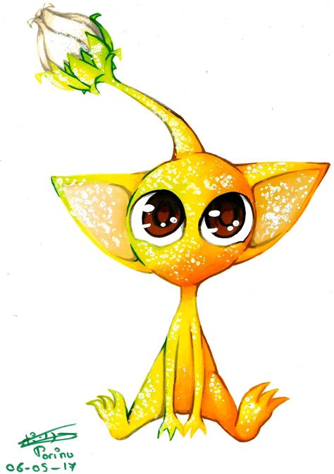 A little yellow pikmin by Porinu on DeviantArt