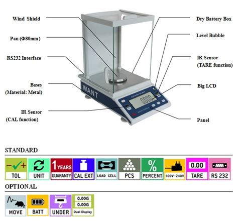 Analytical Balance Diagram