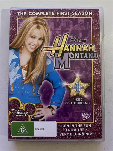 Hannah Montana : The Complete Season 1 (DVD, 2006) Miley Cyrus. Region – Retro Unit