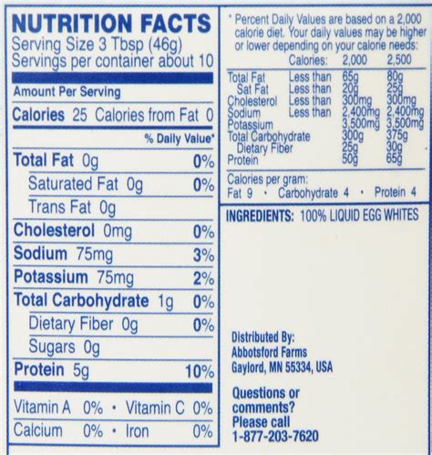 3 egg white nutrition